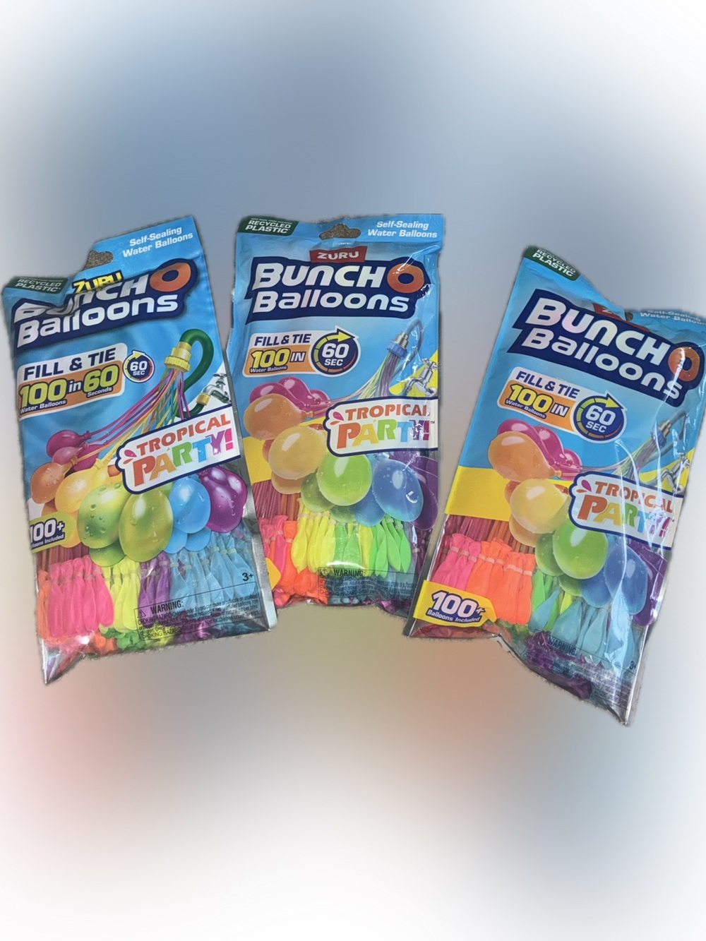 Bunch O Balloons Tropical Party Water Balloons - 3 pack (300 balloons!)🎈🎈🎈